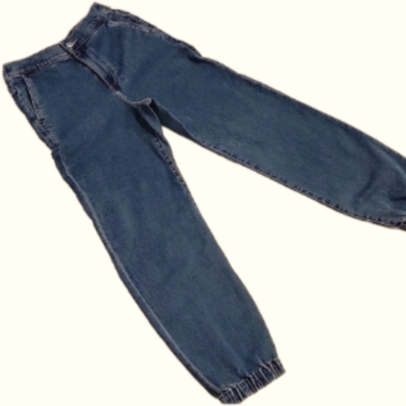 NEW! EXPRESS Super High Rise Stretch Denim Jogger Jeans 2. - Picture 4 of 8